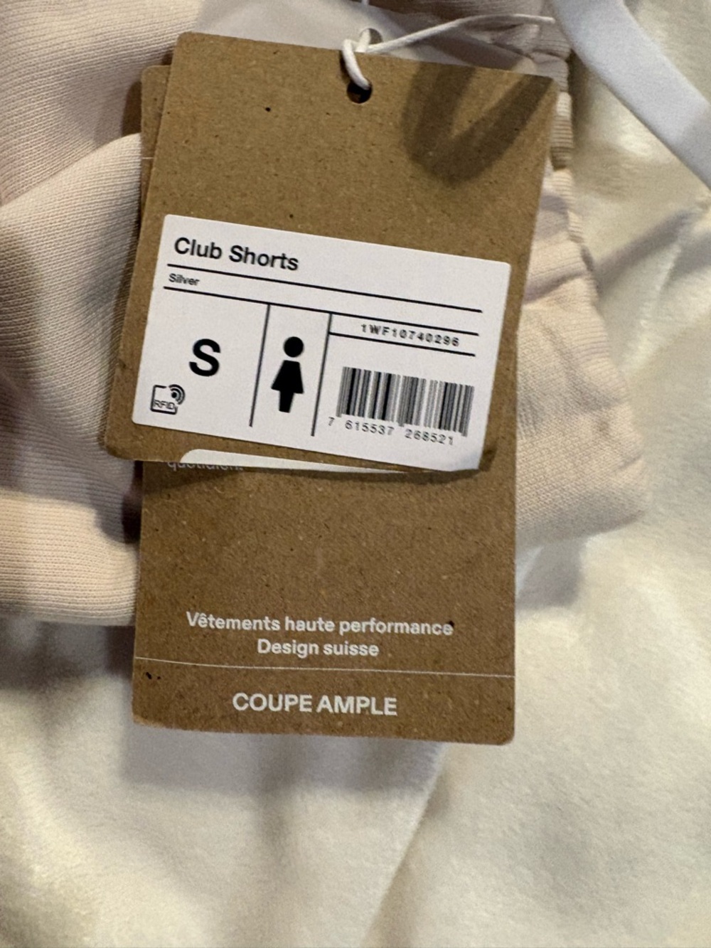 On Running Women's Light Beige Athletic Shorts - Picture 3 of 3